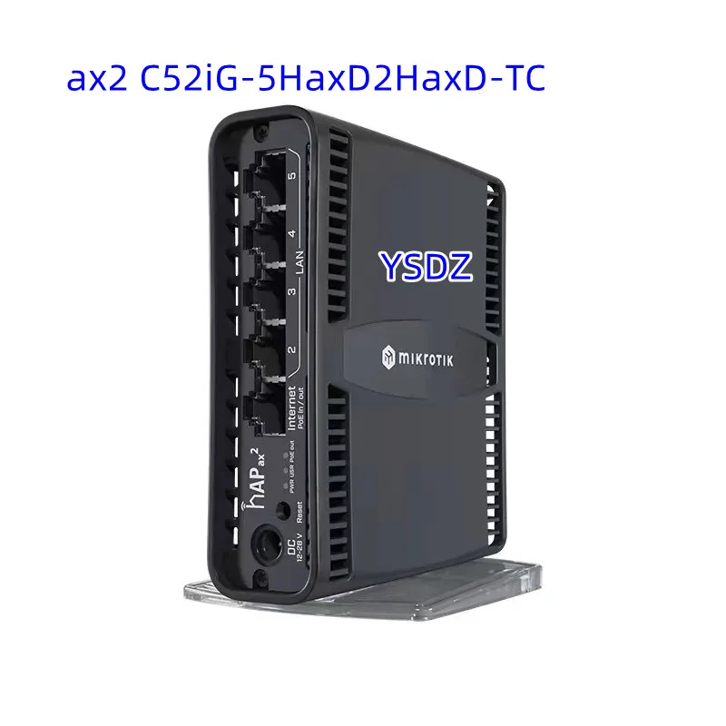 

Новинка, модель Mikrotik hAP ax2 C52iG-5HaxD2HaxD-TC