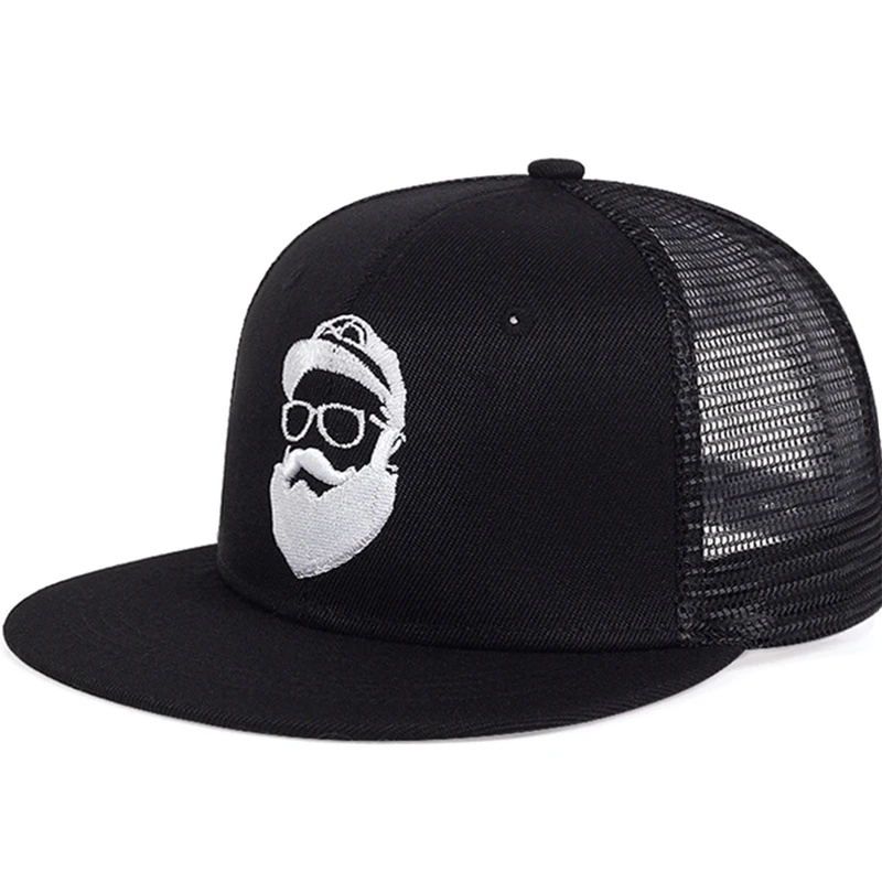 

Men Embroidery Fashion Baseball Caps Adjustable Buckle Trucker Hats Mesh Patchwork Snapback Hat Breathable Leisure Visors 2025