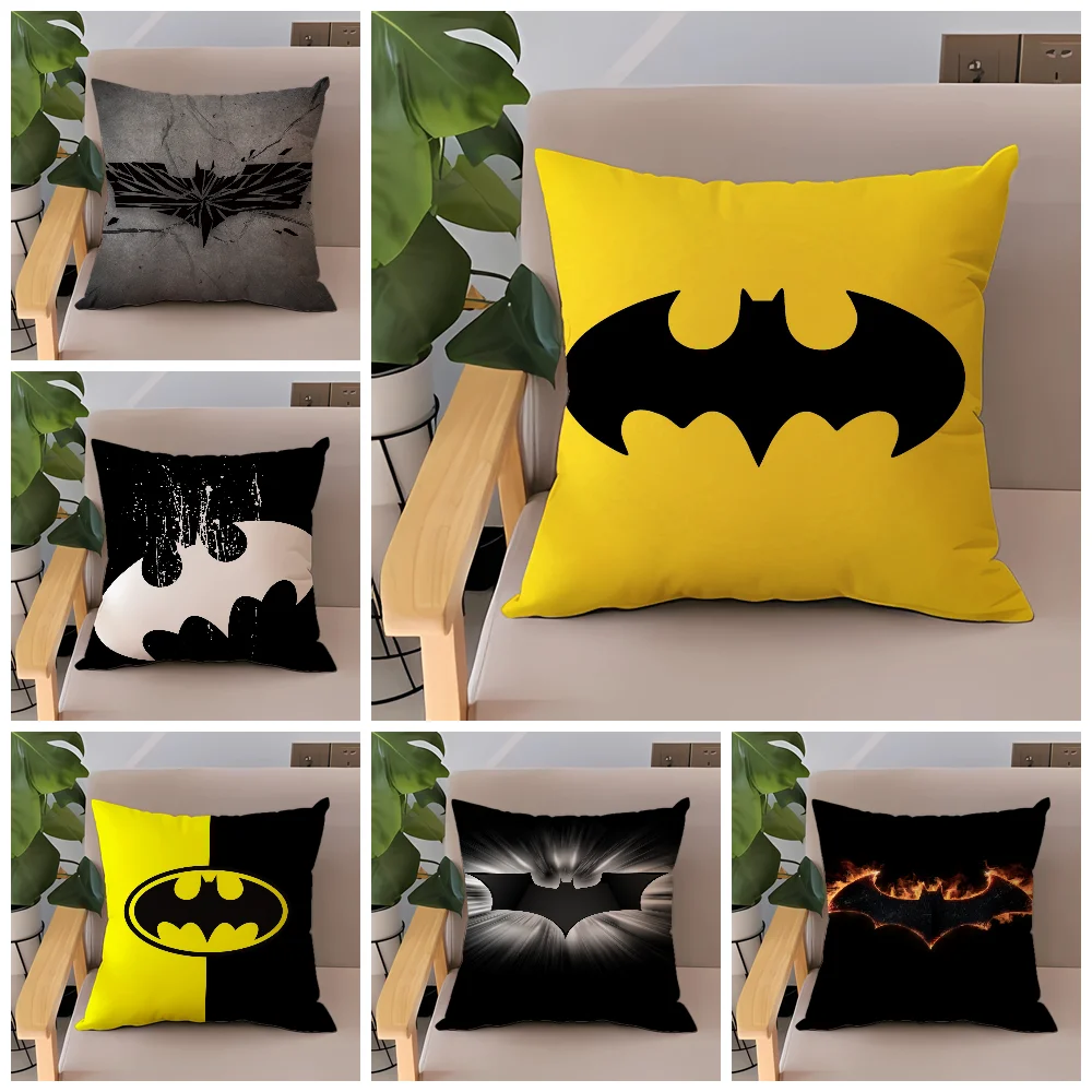 Batmans Decorative Pillowcases Bed Cushions for Living Room Cushion Cover 45*45 Twin Size Bedding Couch Pillows Pillowcase 50x50