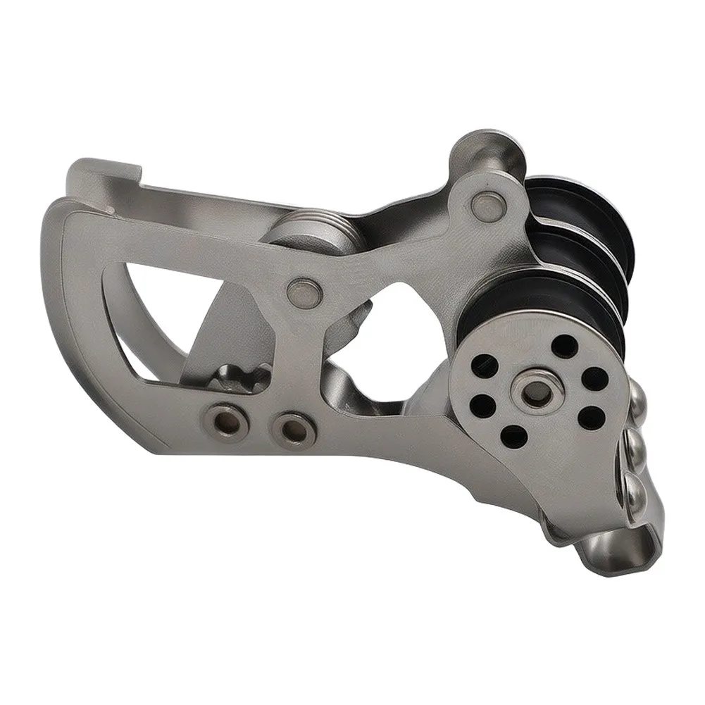 304 Stainless Steel Cam Cleat Triple Block Suitable for Sailing Equipment on Dinghies Boats Yachts Kayaks and Sailboards
