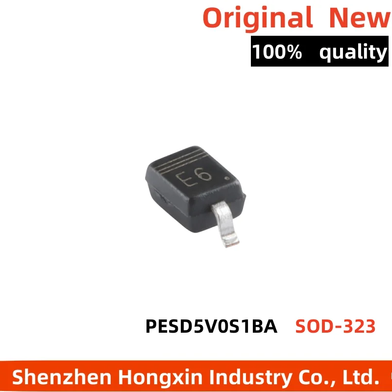 

10 pieces New PESD5V0S1BA SOD-323 bidirectional ESD electrostatic protection diode