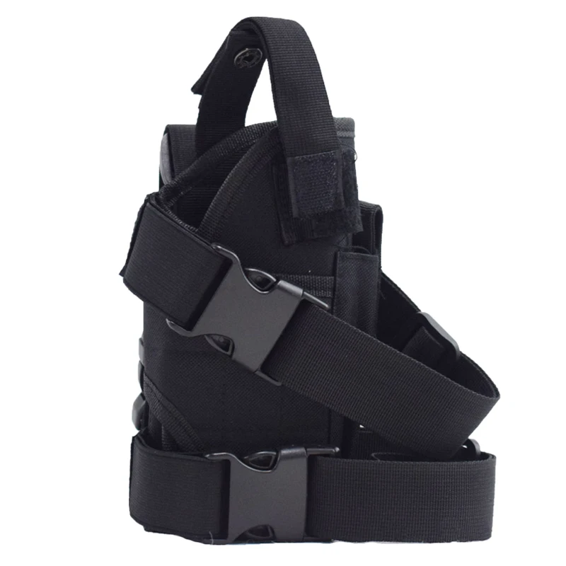 Tactical Accessories Nylon Holster Hunting Airsoft Pistol Gun Drop Leg Holster Pouch Adjustable Belt Holster For Universal Gun
