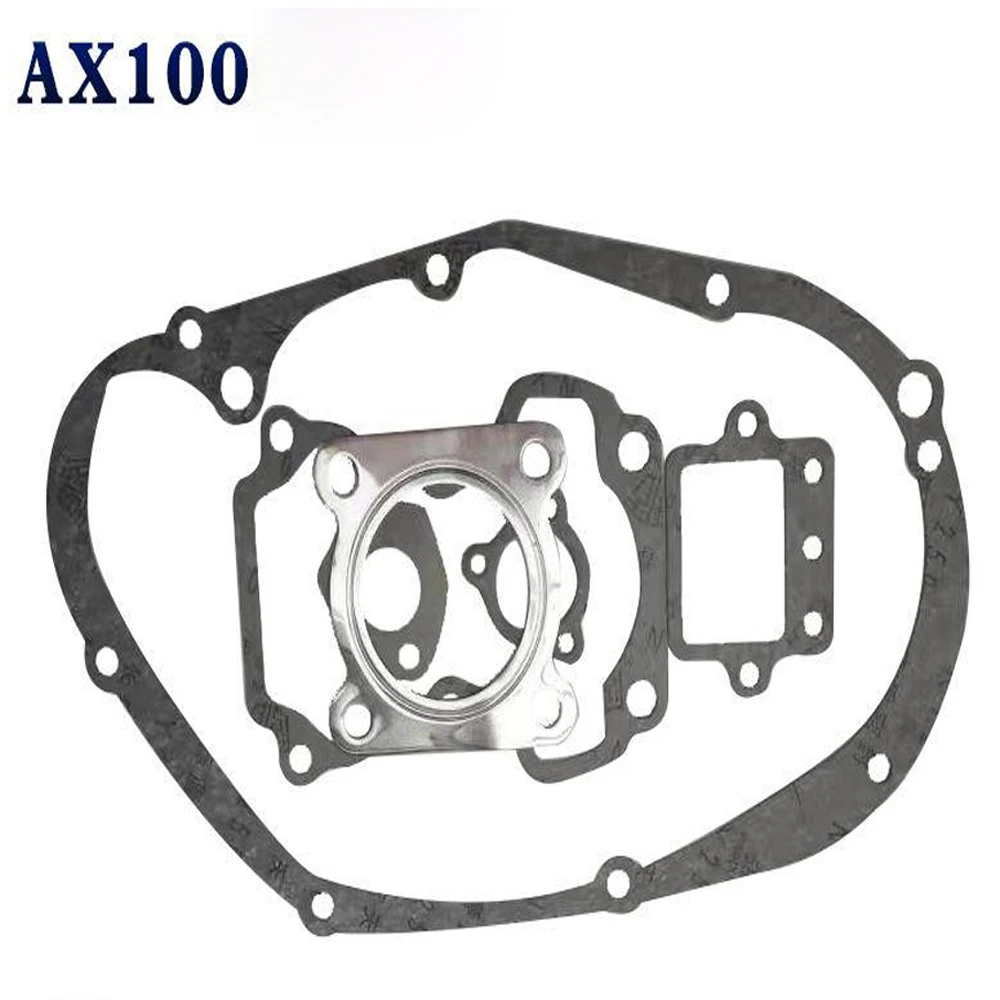 

Motorcycle Full Gasket Kit for Suzuki Haojue Jincheng Qinqi AX100 A100 100cc Cylinder Engine Crankcase Cover Clutch Gaskets