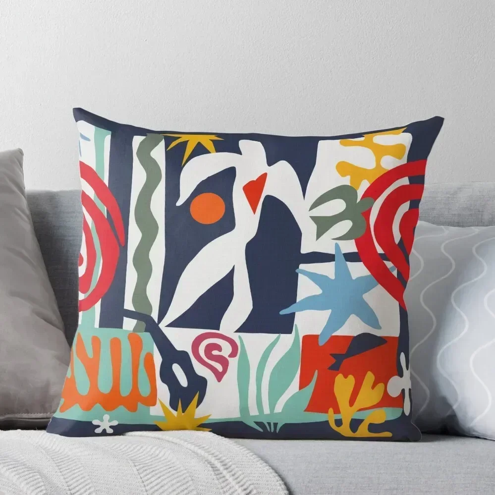 Inspired by Matisse Throw Pillow Pillow Decor Covers For Sofas pillow pillowcase