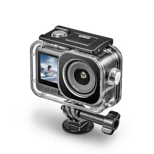Imagen 2 del producto Carcasa Impermeable Sumergible 60m, Cubierta Protectora para Cámara DJI Osmo Action 6, Accesorios para Cámara de Acción