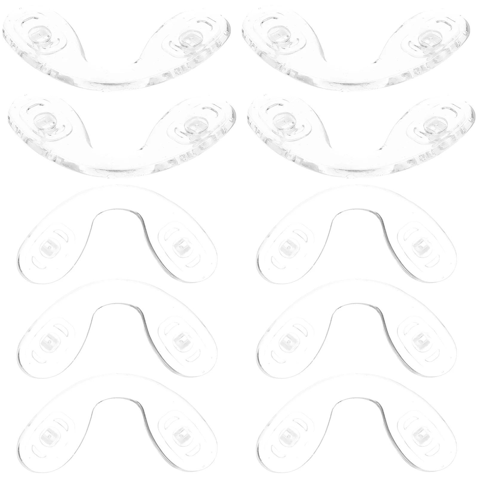 

10 Pcs Glasses Silicone Nose Pads Eyeglasses Grips for Anti Slip Replacement Self-adhesive