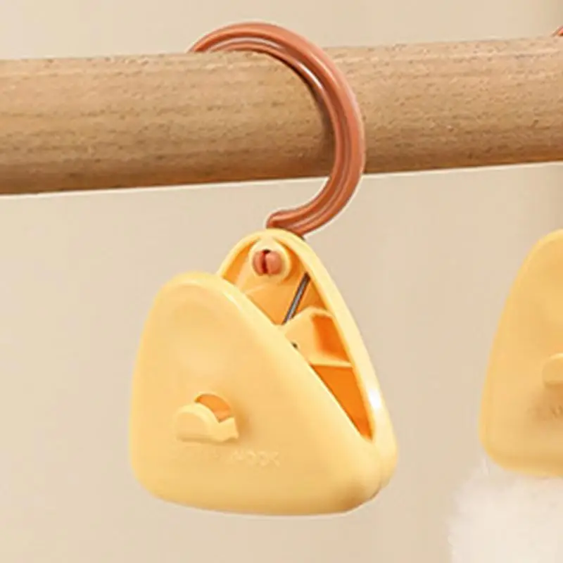 Clips With Hooks Closet Space Savers Hanger Connectors Windproof Clothes Hanger Clips Small Hanger Extender Hooks For Bathroom