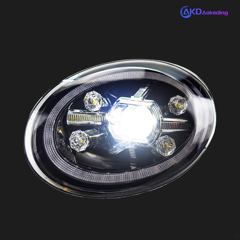 AKD Car Styling for VW Beetle Headlights 2013-2020 Beetle LED Headlight DRL Head Lamp LED Projector High Low Beam Accessories view 6