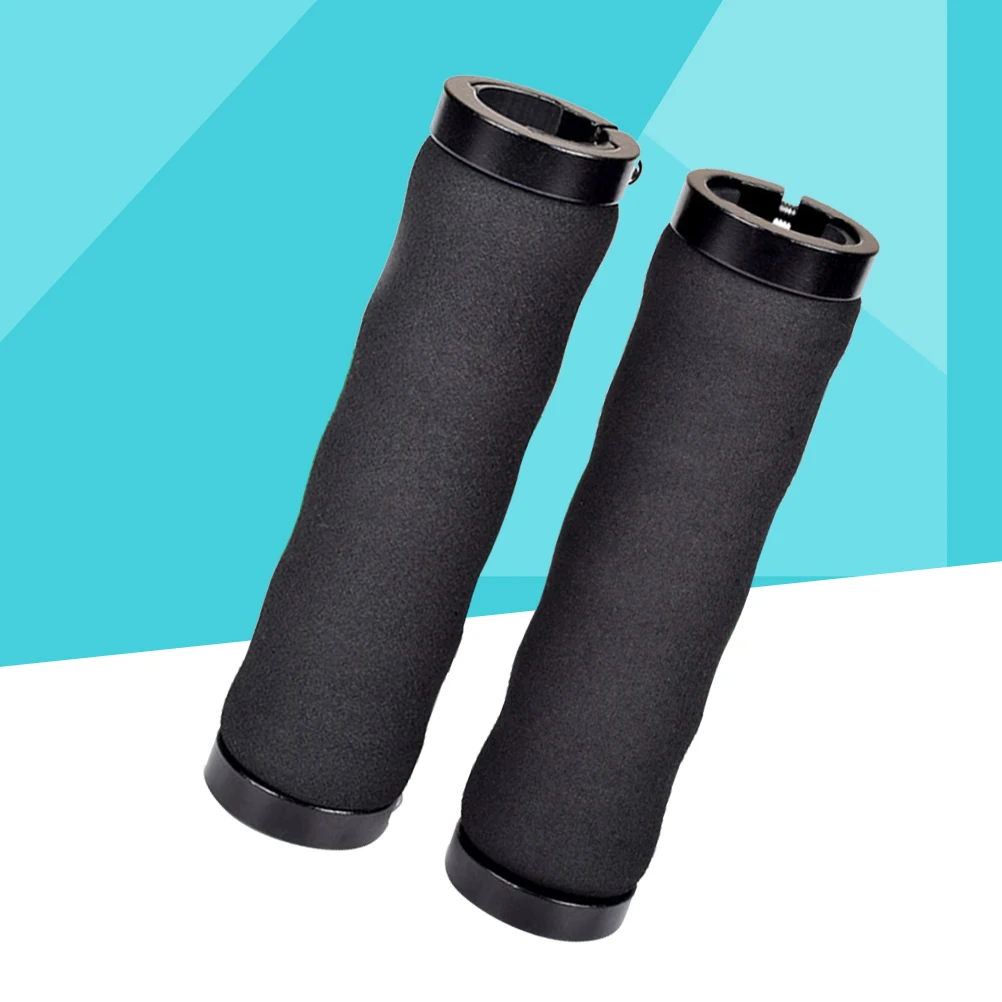 

Non-slip Foam Bike Handlebar Grips Ergonomic Shock Absorbing Comfortable Durable Double Side Aluminum Alloy for Long