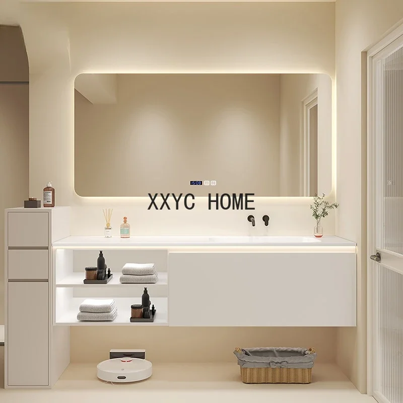 

Dupont Corian Artificial Stone Whole Washbin Bathroom Cabinet Combination Bathroom Table