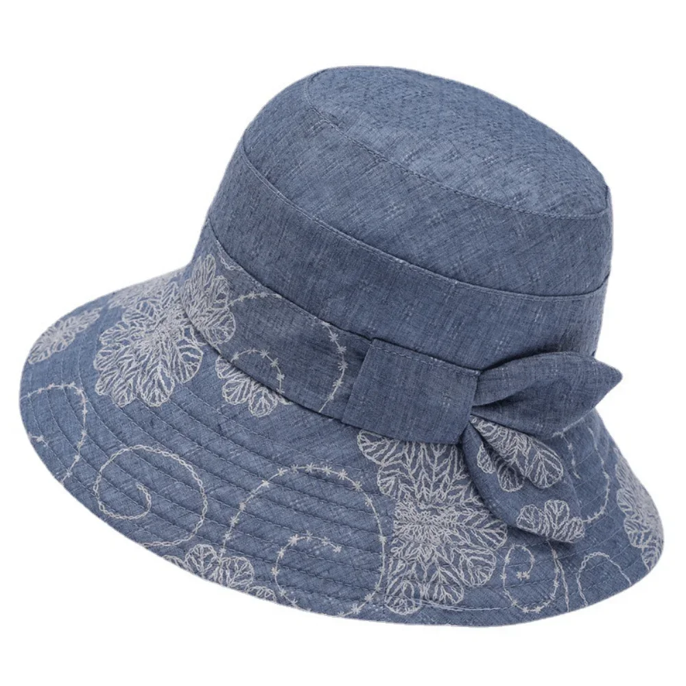 Women Bucket Hat Summer Panama for Women Visor Sun Protection UV Bucket Hat Beach Panama Jean Hat Collapsible Cap Luxury