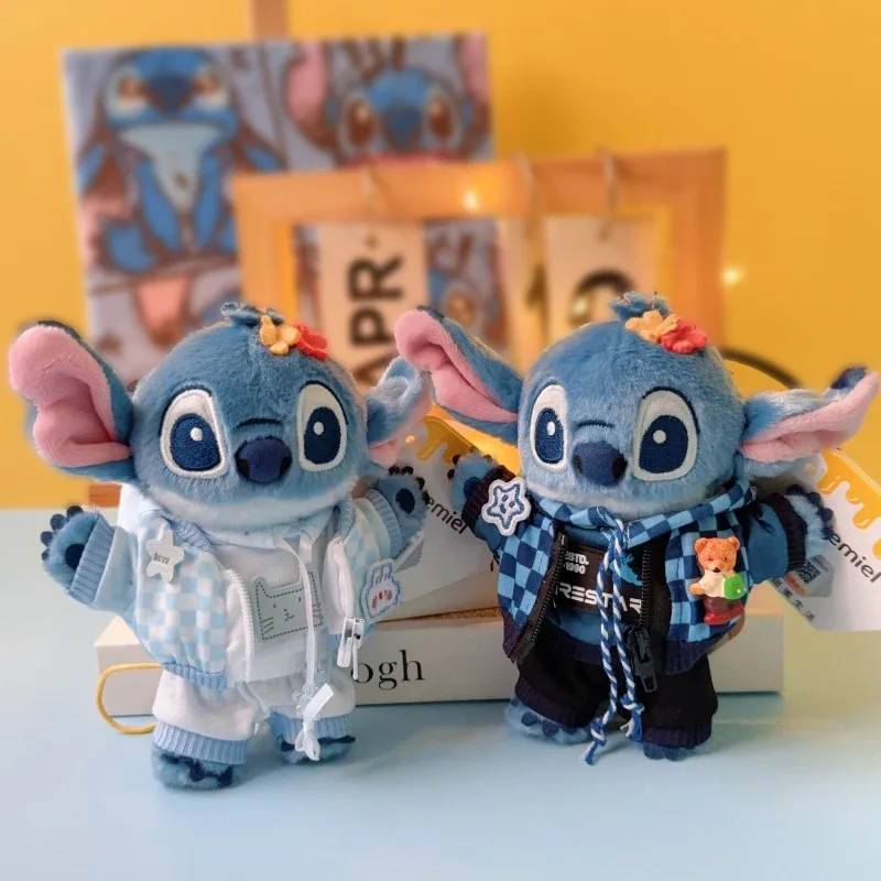 

Оригинальный плюшевый брелок Disney Stitch: милый мультяшный кулон для сумки или ключей от машины, популярный подарок на день рождения для лучших друзей и влюбленных, кукла