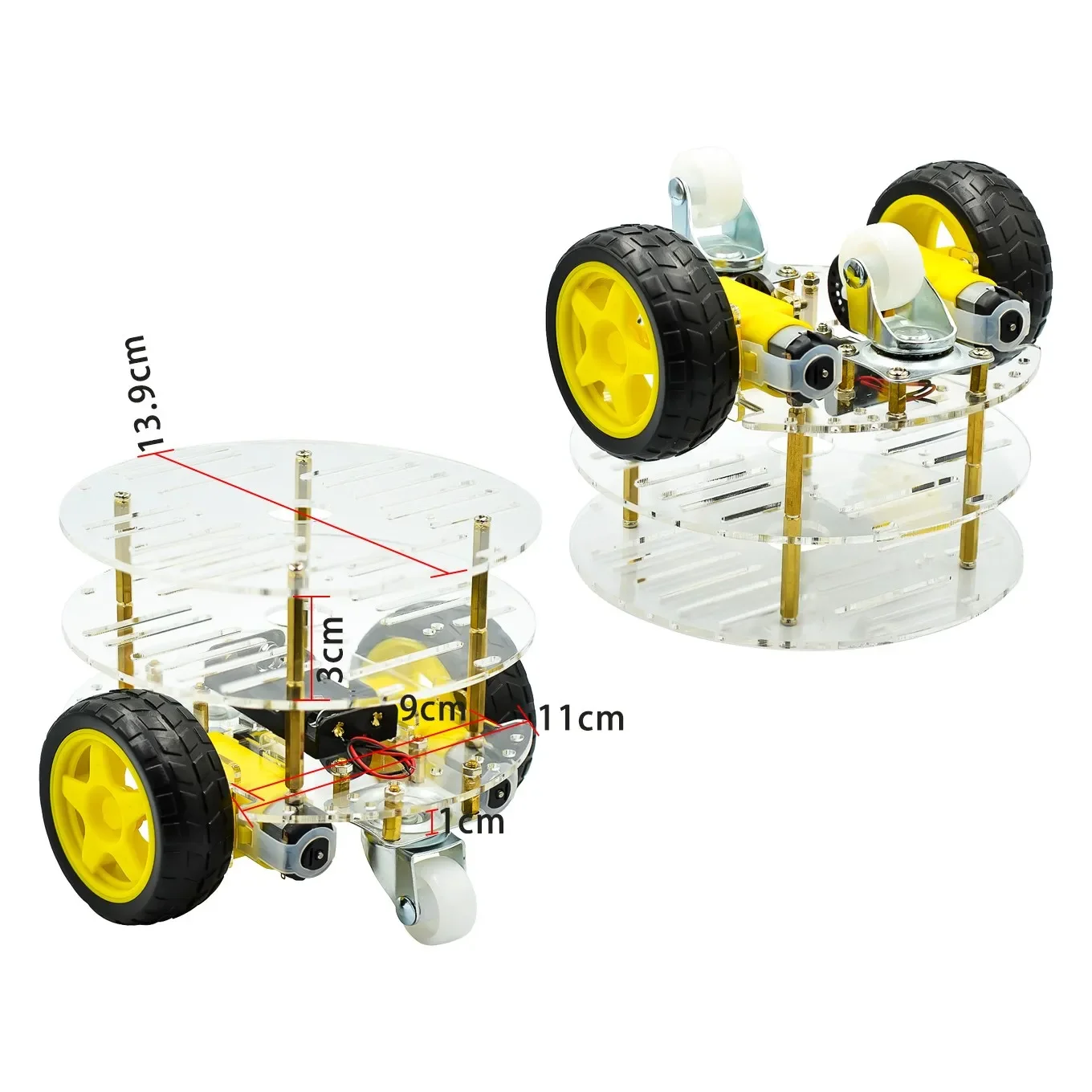 Vermijding-tracking Motor Smart Robot Auto Chassis Kit Snelheid Encoder Batterij Box 2WD Ultrasone module Voor Arduino UNO R3 kit