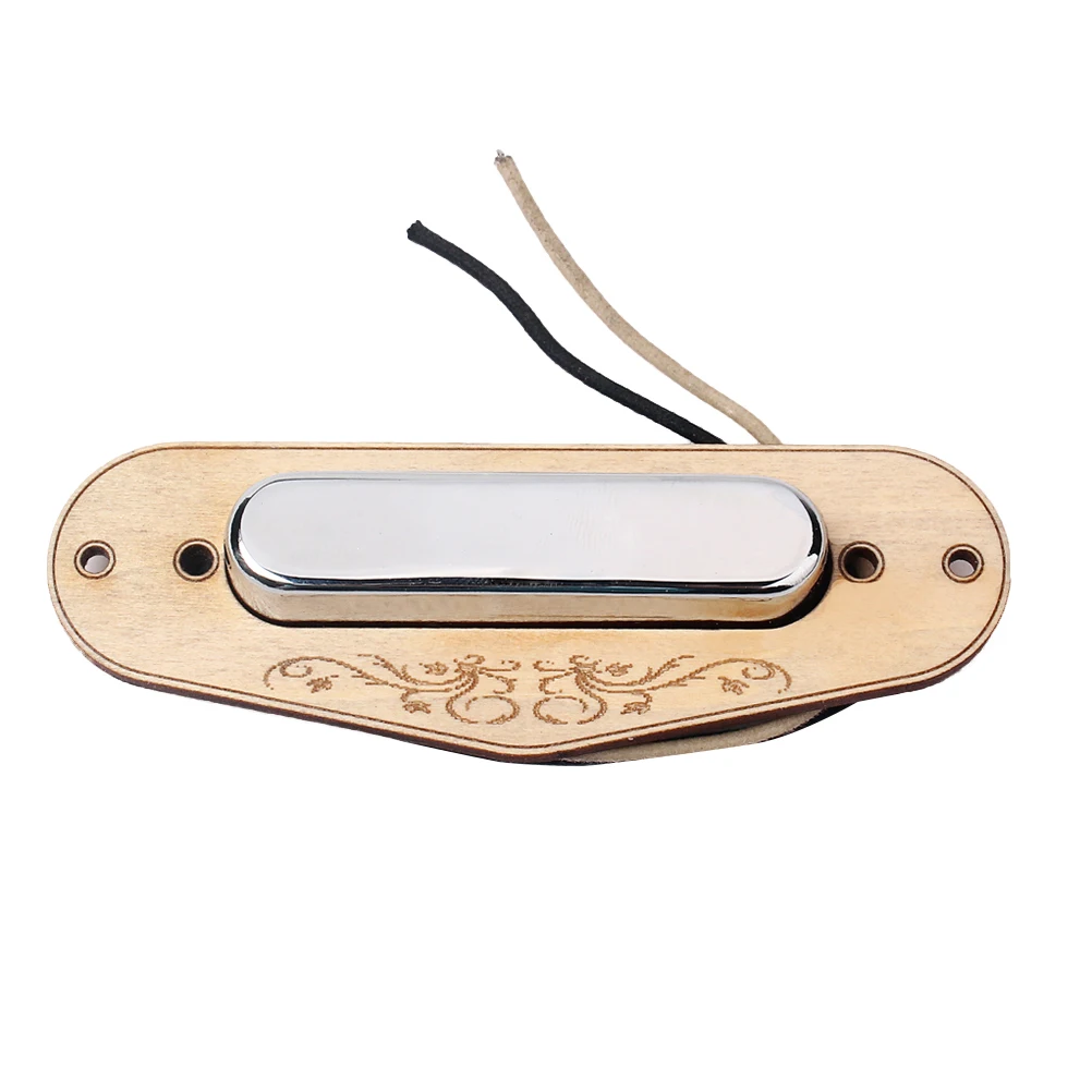 

Maple Frame Pickup Ring Mounting Single Coil Dual Pickups Wooden Guitar Humbucker