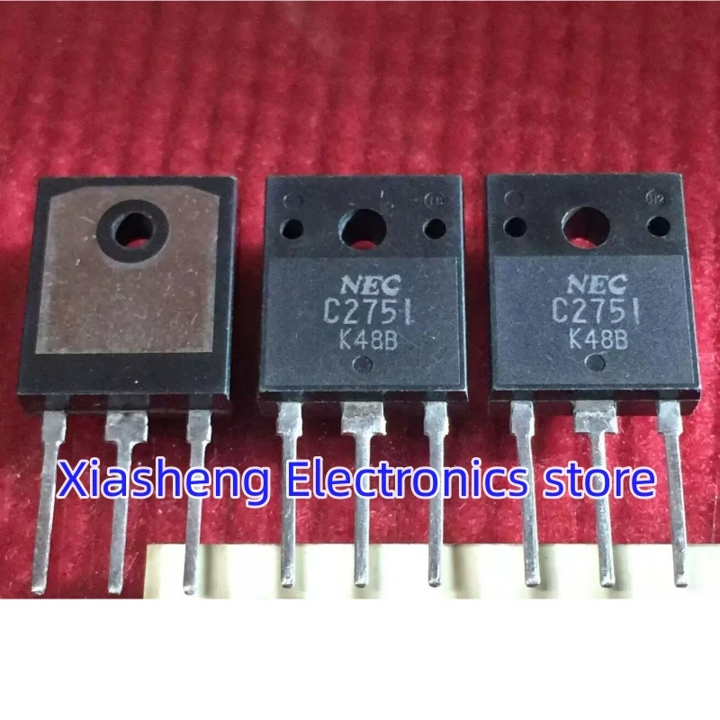 

New Original 5Pcs 2SC2751 C2751 TO-3P 15A 500V High Voltage Power Switch Transistor In Stock