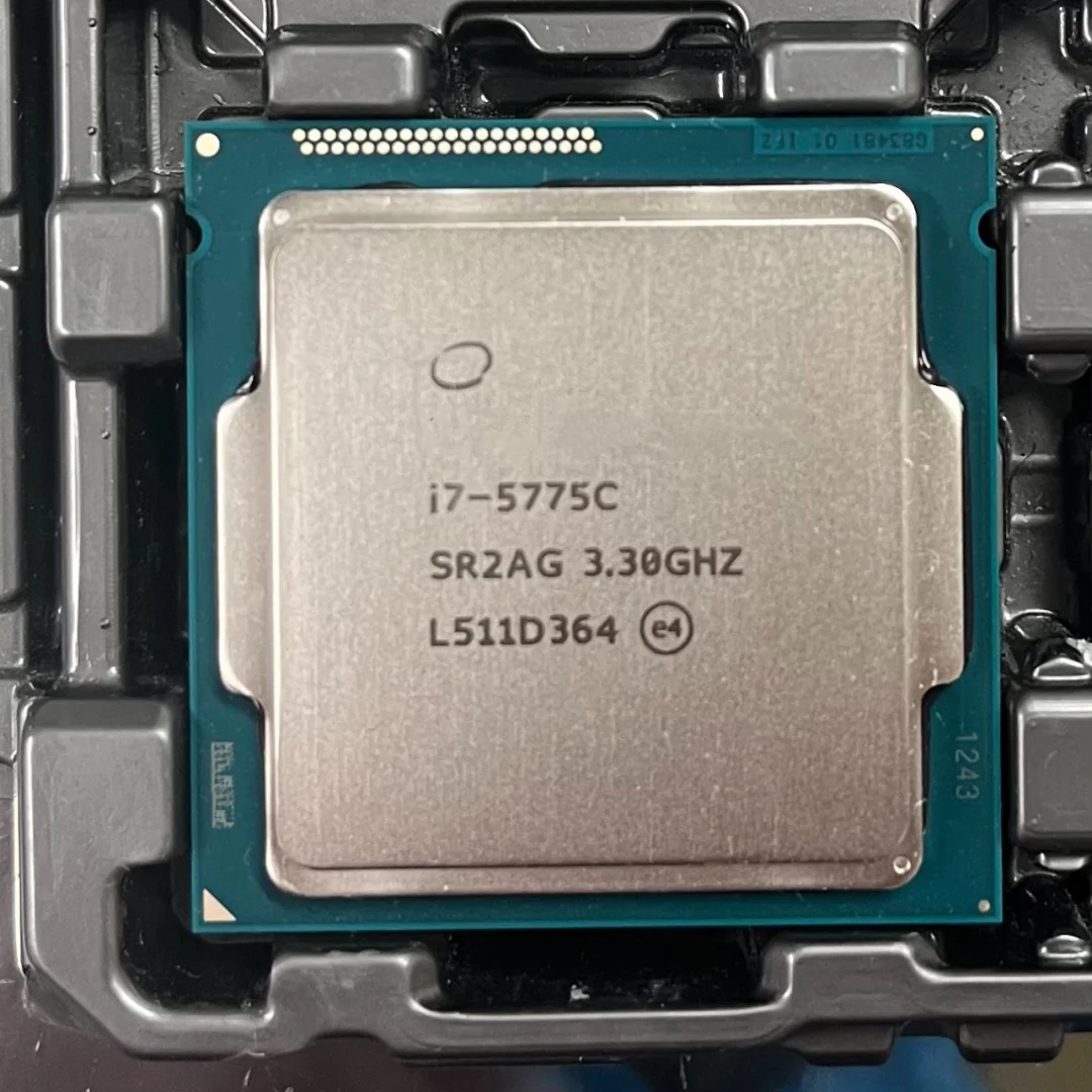 I7 5775C i7-5775C 4Cores 8Threads 3.30 GHz 65 W 32GB LGA 1150 6M Cache, up to 3.70 GHz CPU Supporting H97 Z97