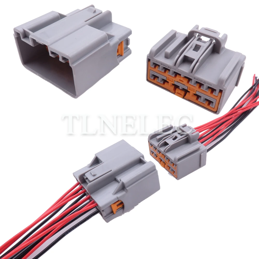 12 Pin Way Car presa elettrica per portellone Auto Audio maschio femmina connettori per cablaggio per Ford 7283-6467-40 7282-6467-40