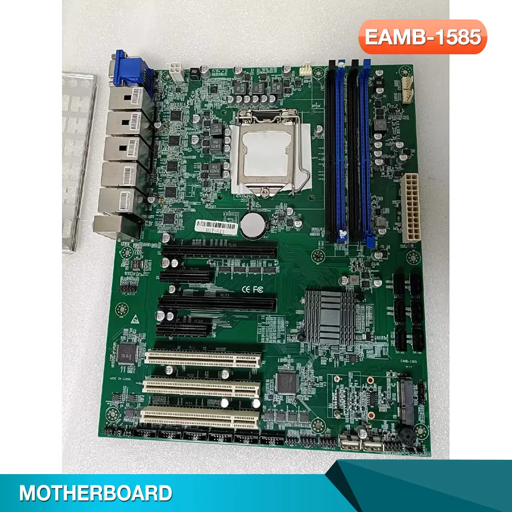 Original disassembly EAMB-1585 industrial control computer dual network port board