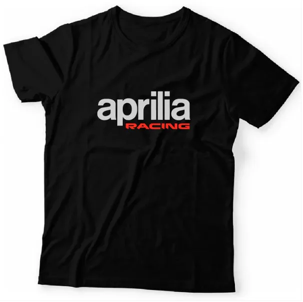 

2025 Short-sleeved Men and Women in Heavy Motorcycle Cultural T-shirts Are Enthusiasts of Aprilia Motorcycle Printed T-shirts