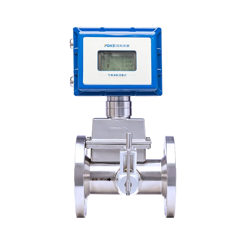 Turbine Flow meter - propane gas - low and medium velocity gas flow meter