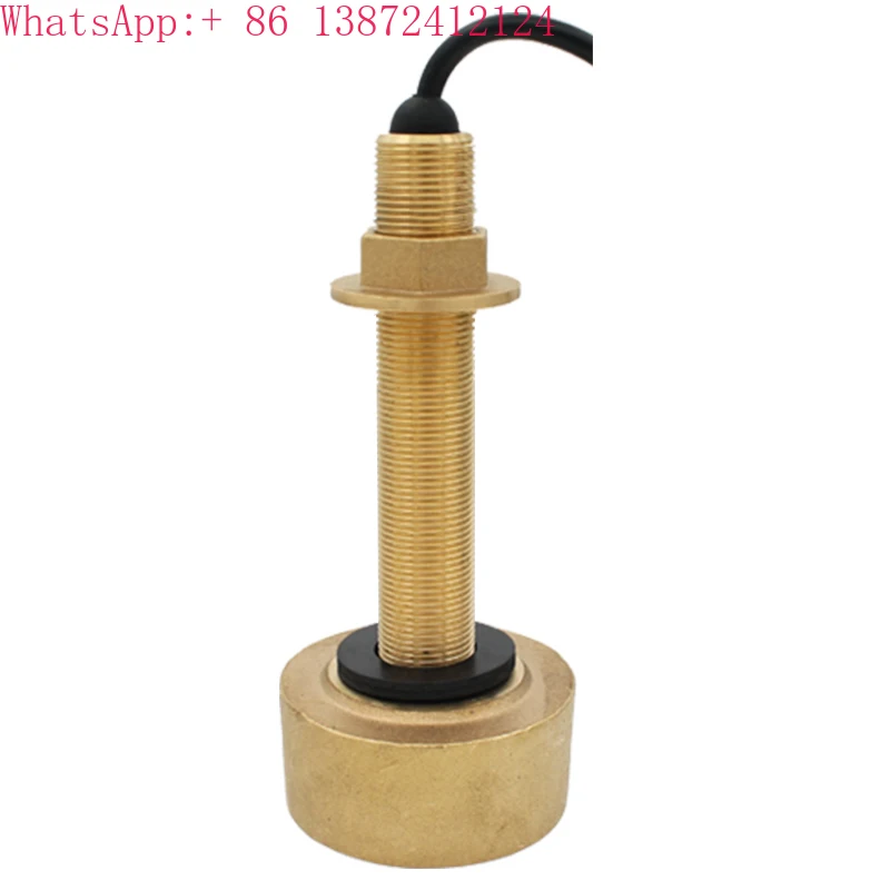 

Marine High Quality 600W Copper Transducer (3pin) Frequency High Fish Finder Ultrasonic Thru Hull Transducer NMM40-50/200KHz