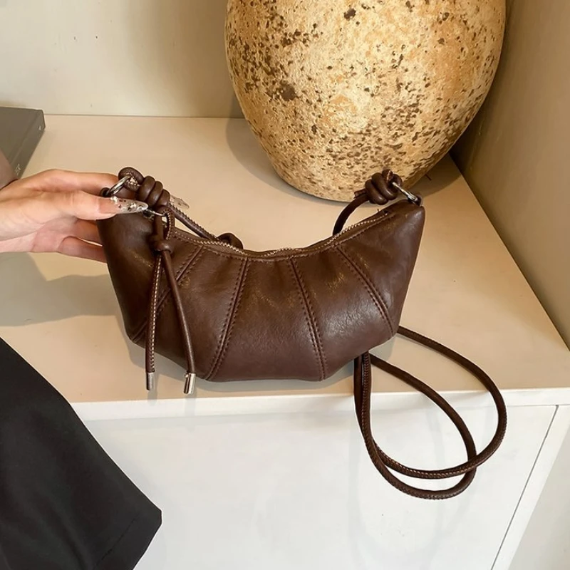 

New Designer Luxury Dumpling Bags 2026 High Quality Underarm Bags Fashion Vintage Casual Shoulder Crossbody Bags for Women