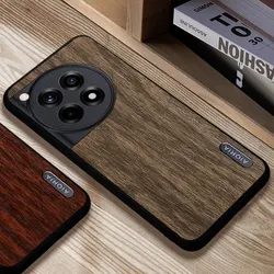 Case for OnePlus 12R 12 11 10T 10 9 ACE 3 Pro US woodLike soft TPU silicone PC wood pattern PU leather skin funda covers case