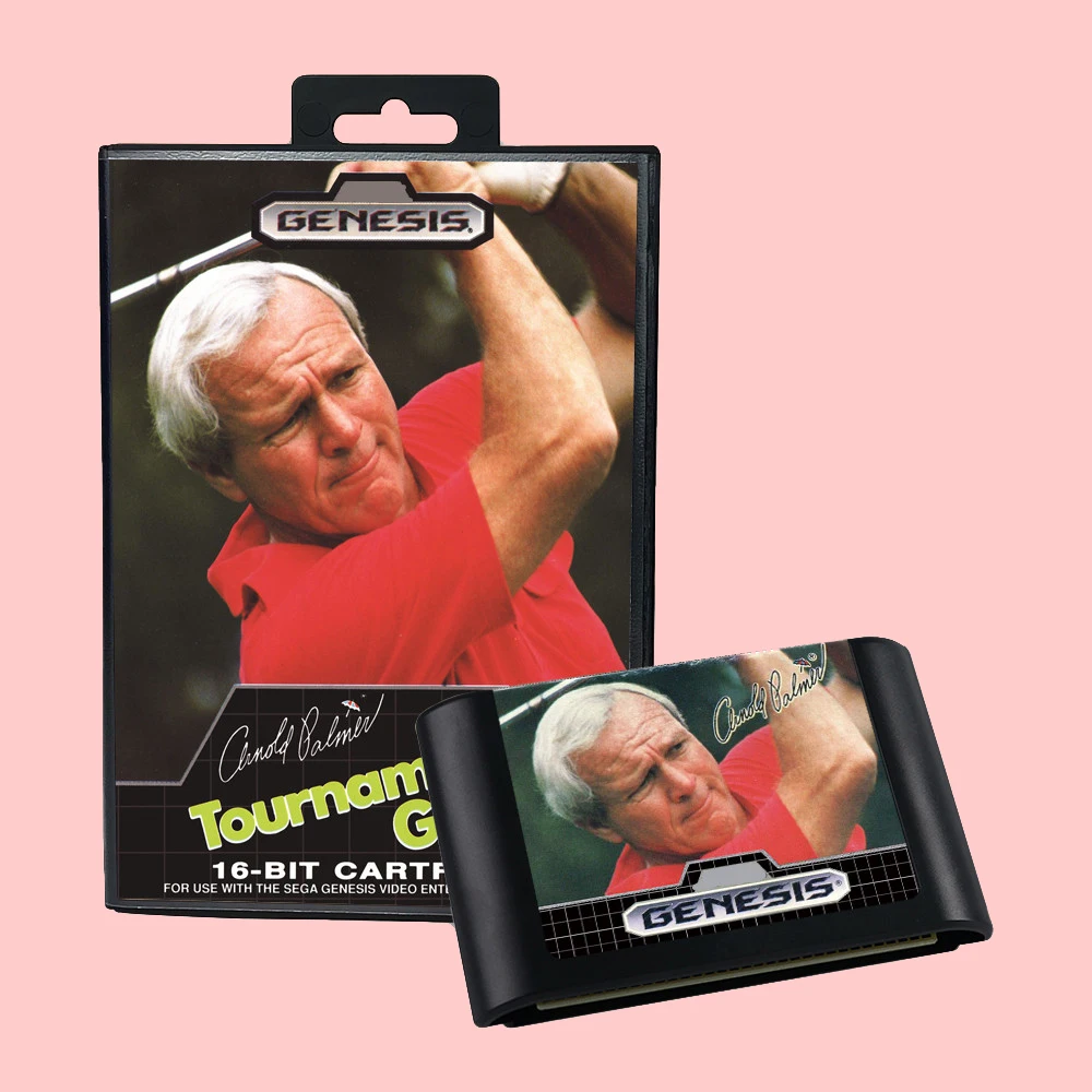 Arnold Palmer Tournament Golf USA Version Game Card Box For 16 bit Sega MD MegaDrive Genesis Consoles Free Shipping