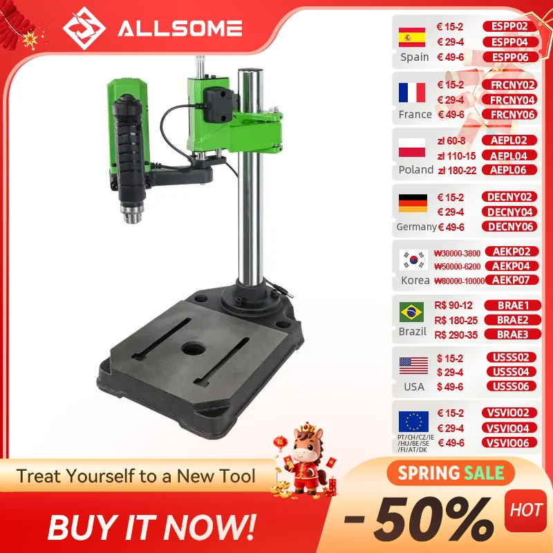 

Allsome вертикальная фреза для универсальной гибкой рукоятки 110V-240V