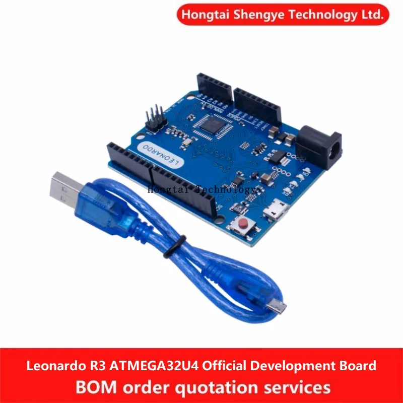 Leonardo R3 Microcontroller Development Board ATMEGA32U4 official version with USB Cable For Arduino