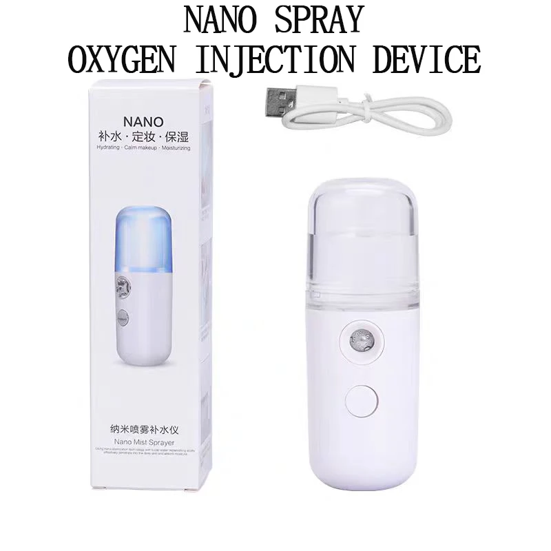 

Nano Spray Water Replenishing Instrument Oxygen Injection Instrument Hand-Held Portable Face Steamer Large Spray