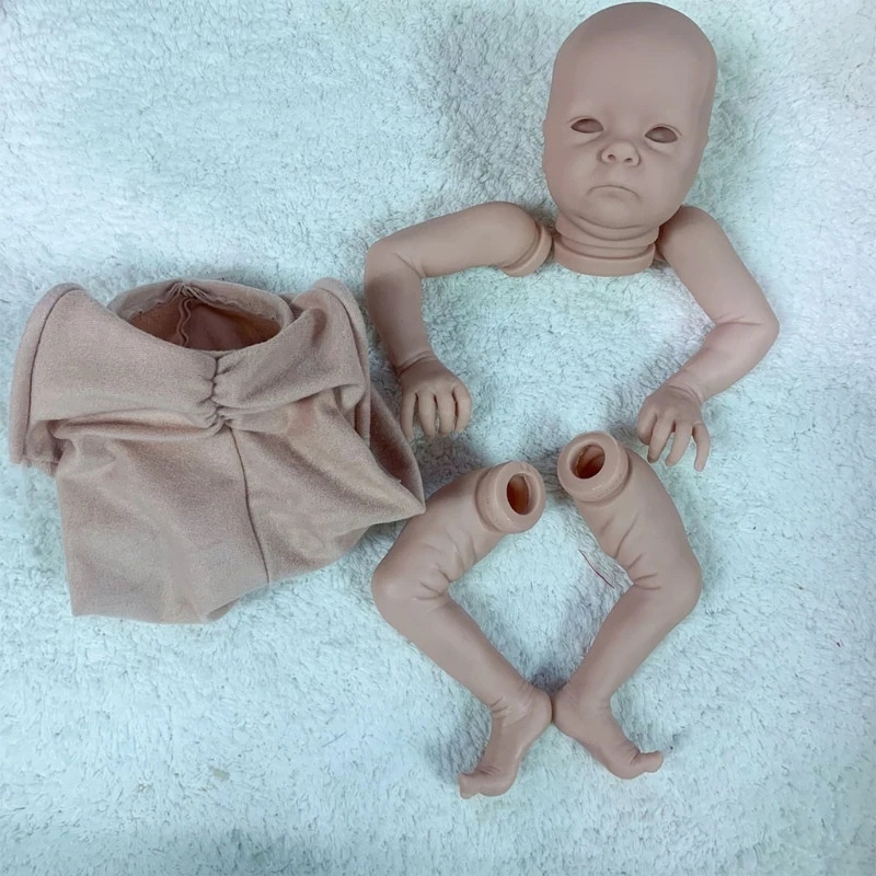 DIY Realistic Toy Limbs Cloth Body Baby Vinyl for Head for Kids Gift