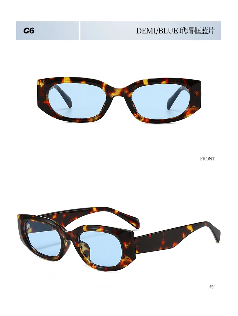 Retro Trendy Design Kleine Quadratische Rahmen frauen Sonnenbrille Persönlichkeit Luxus Design Sonnenbrille Männer Im Freien Fahren Shades UV400 – Detail 16