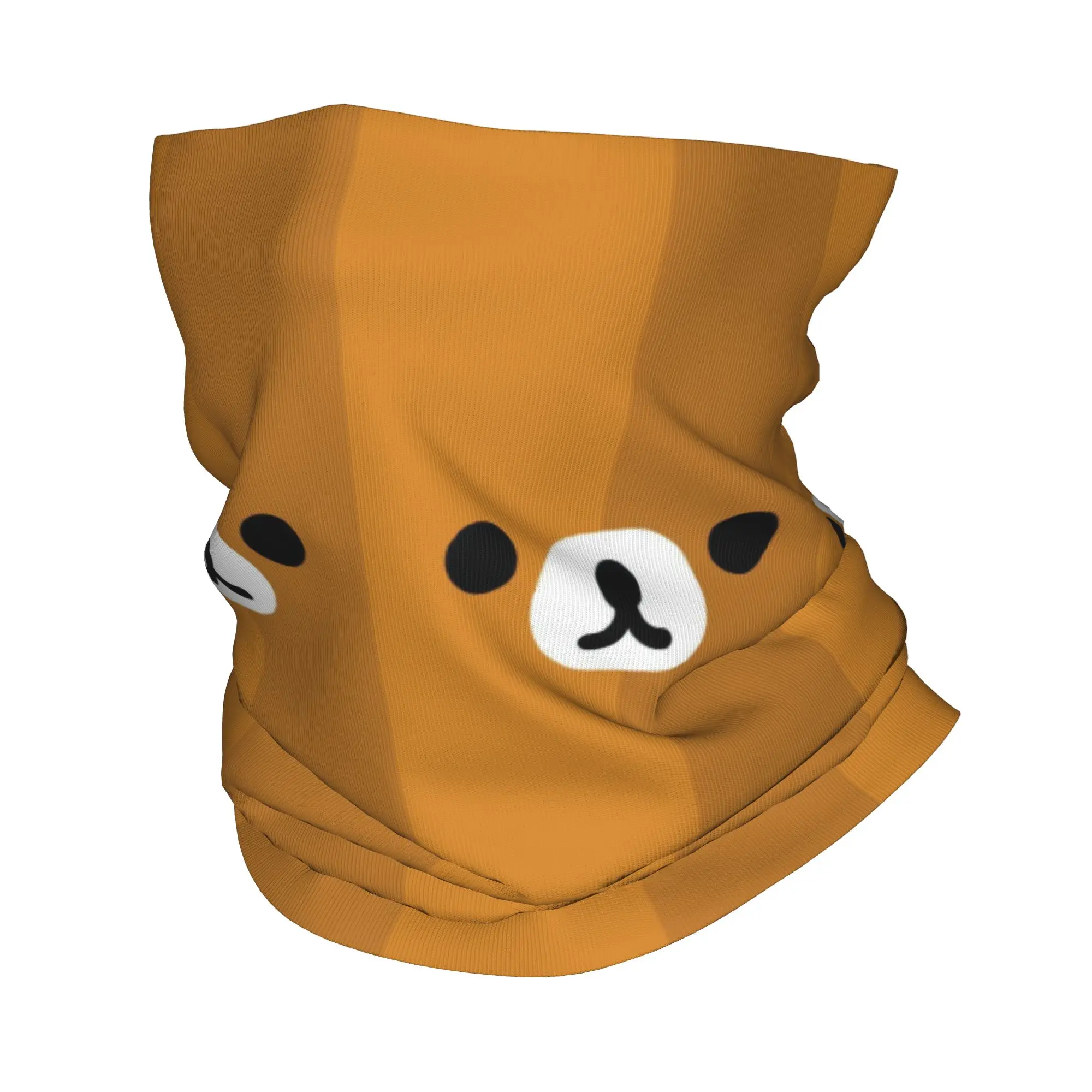 Custom R-Rilakkumaes Cartoon Bandana Neck Warmer Women Men Winter Hiking Ski Scarf Gaiter  Face Cover