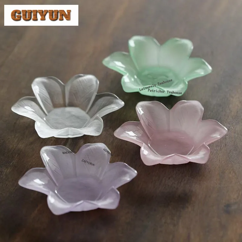 2 Stück/Set Lotus-Glasuntersetzer, ästhetische Tassenuntersetzer für Kaffeetassen, Anti-Verbrühungs-Tischsets, Tassenhalter, Zubehör für die Teezeremonie