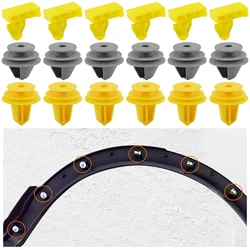 18pcs Wheel Arch Trim Moulding Clips For Nissan Qashqai J11 76847-JG00A 76847-4EA0A 84953-JA00A Front and Rear Exterior Flare