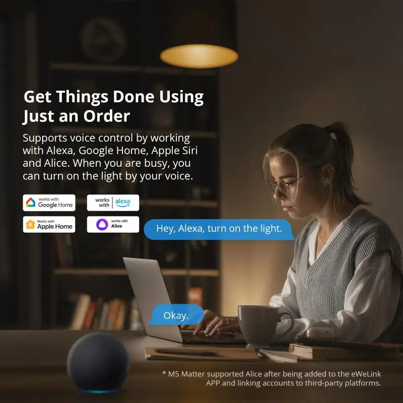 Sonoff M5 Matter 80/86/120 WiFi مفتاح ميكانيكي جداري ذكي للتحكم الصوتي Homekit لـ Alexa Google Home Alice SmartThings