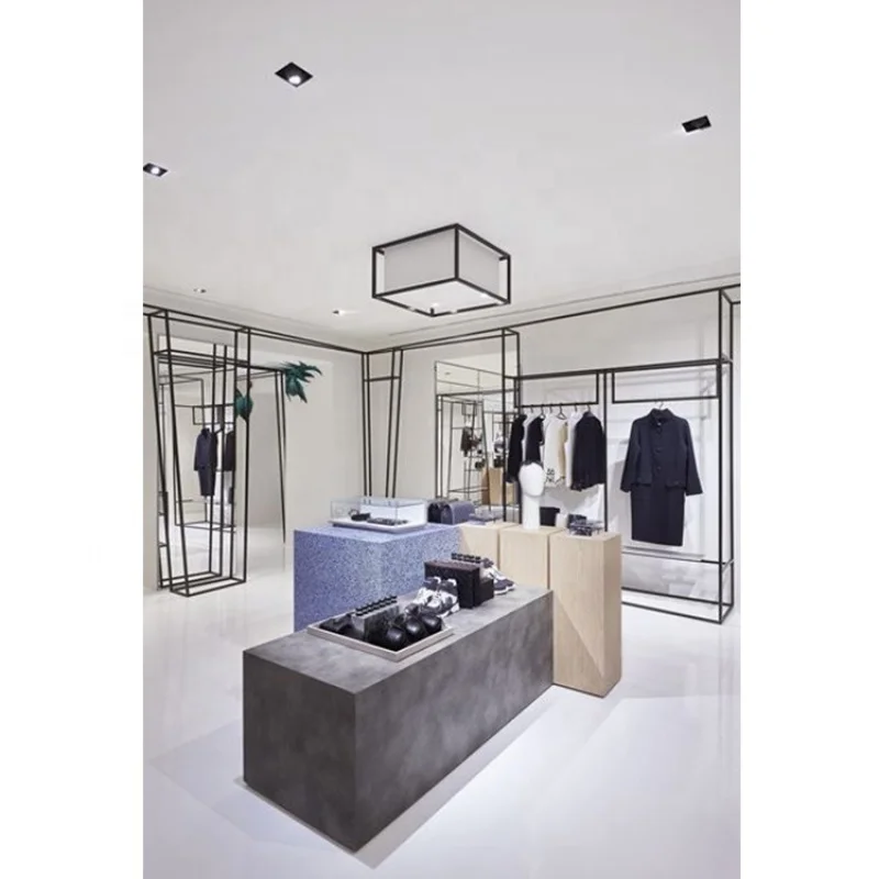 Custom, Menswear Clothing Shop Showroom Interior Design Idea