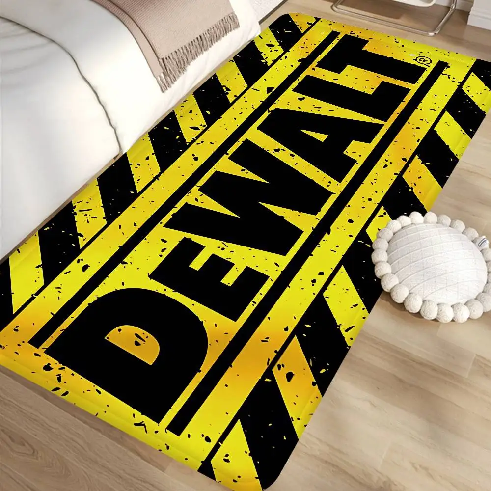 D-DEWALT Floor Mat INS Style Soft Bedroom Floor House Laundry Room Mat Anti-skid Household Carpets