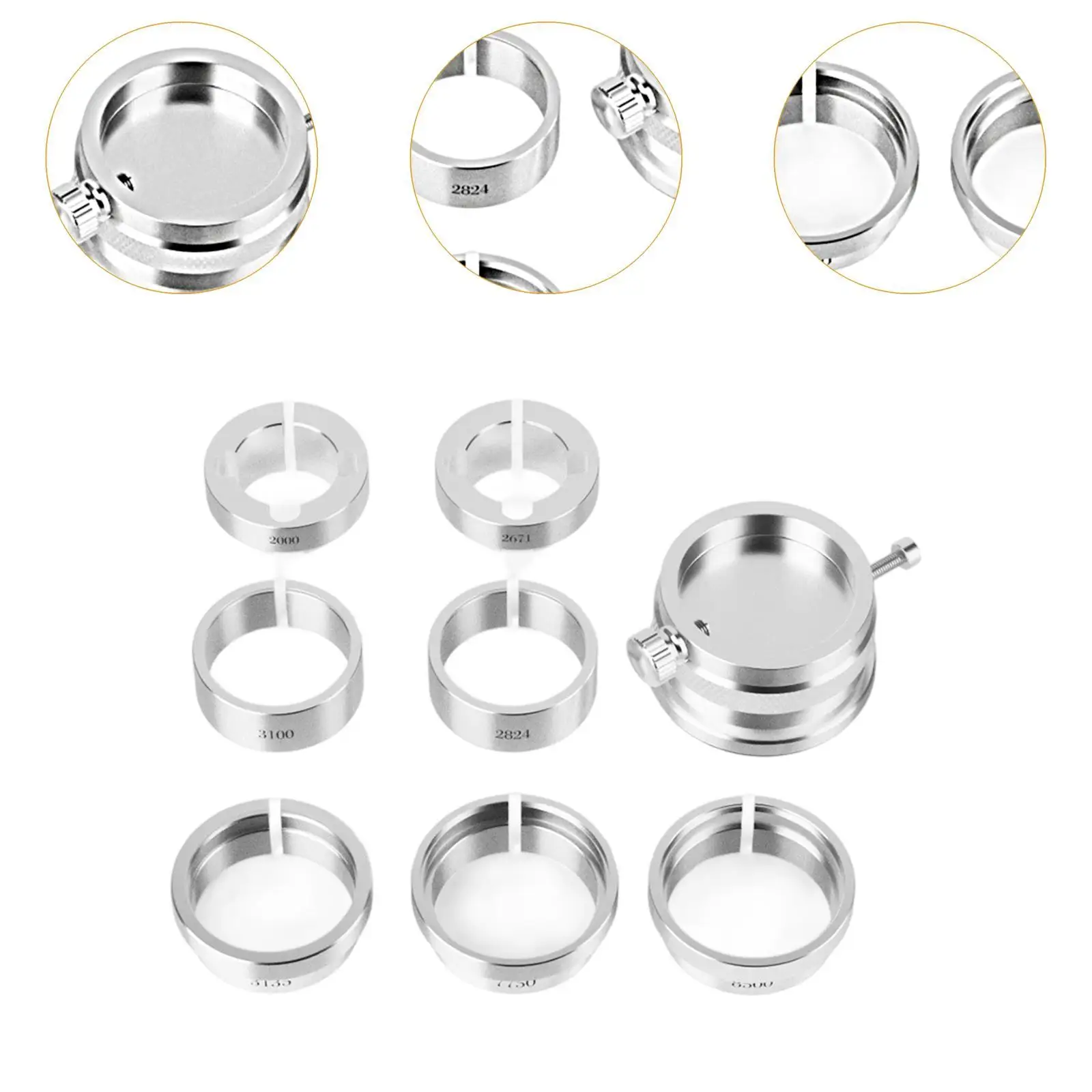 8x طقم حامل حركة الساعة قاعدة تثبيت متعددة الوظائف لـ 2671 3135 2000