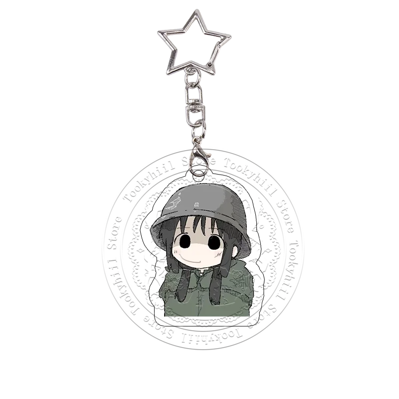 Girls' Last Tour Acryl-Schlüsselanhänger Chito Yuuri Vespertia Lustiges Design Anime-Charms Beste Freundin Taschenanhänger Schlüsselring Geburtstagsgeschenk – Detail 3