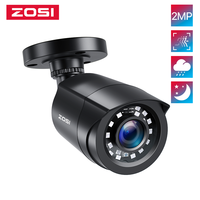 ZOSI 1080P 4-in-1 CCTV Security Camera ,3.6mm Lens 24 IR LEDs,80ft Night Vision ,Outdoor Whetherproof Surveillance Camera