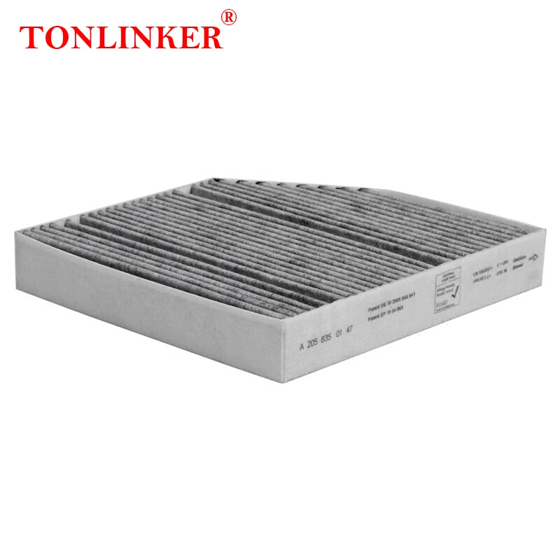 TONLINKER Cabin Filter For Mercedes Benz E Class W213 S213 2016-2022 E 200d 200 300 300e 300d 350 400d 400 450 E43 AMG E53 E63S