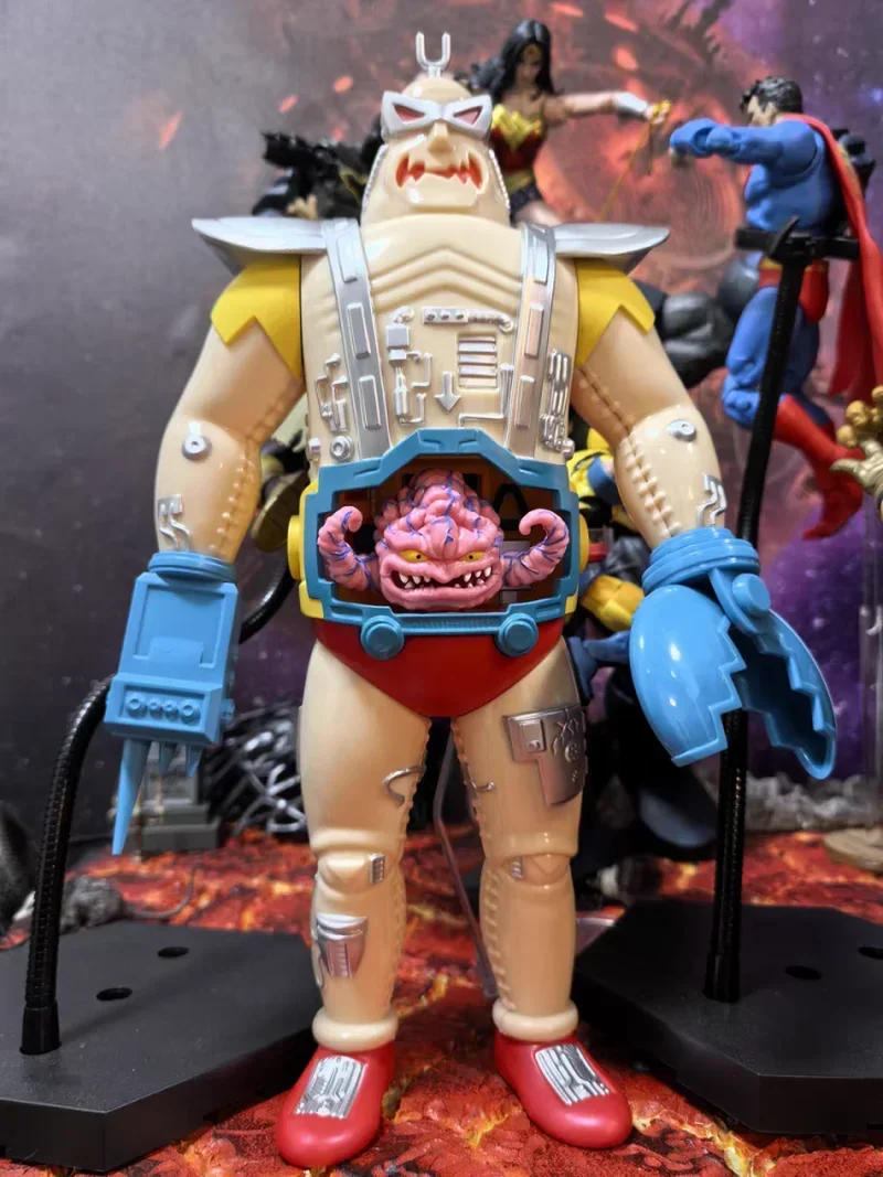 Genuine Original Authentic Super7 S7 Ninja Turtle Tmnt Super Cyberrg Languekrone 27cm Doll Film Version Figure Model Toys