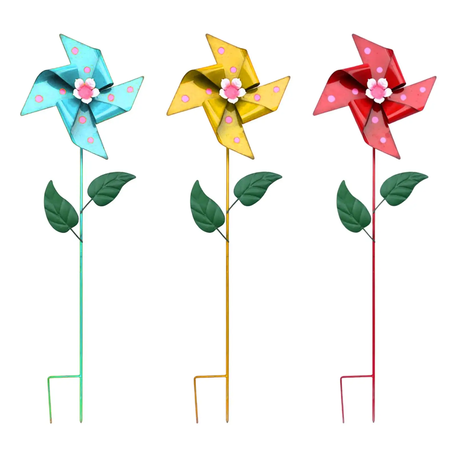 

Открытый ветровой вертушка Прочная металлическая ветряная мельница для наружной террасы и двора