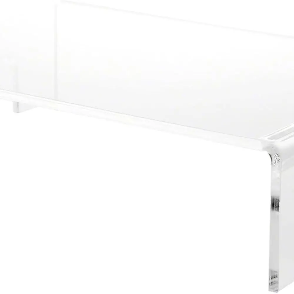 

3-Pack 3 High Acrylic Riser with Tray and Handles, 12x8, 3/16 Thick