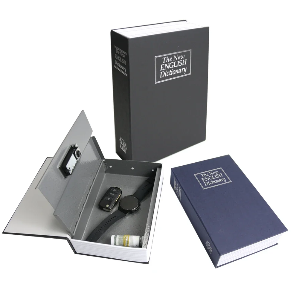 Diversion Book Safe with Security Combination Lock or Key Lock Dictionary Secret Safe Can Hidden  Box Money Hiding