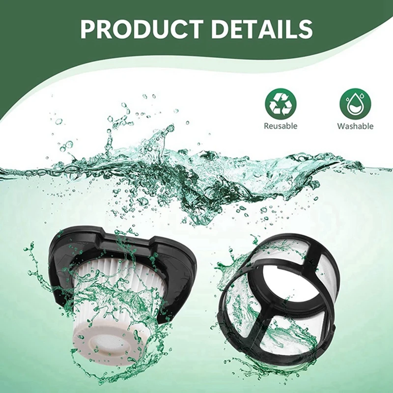 อะไหล่แผ่นกรอง HEPA สำหรับ bissell 2284W 2390 2389เครื่องดูดฝุ่นมือ2390A เมื่อเทียบกับชิ้นส่วน1614212 1614203และ1614204