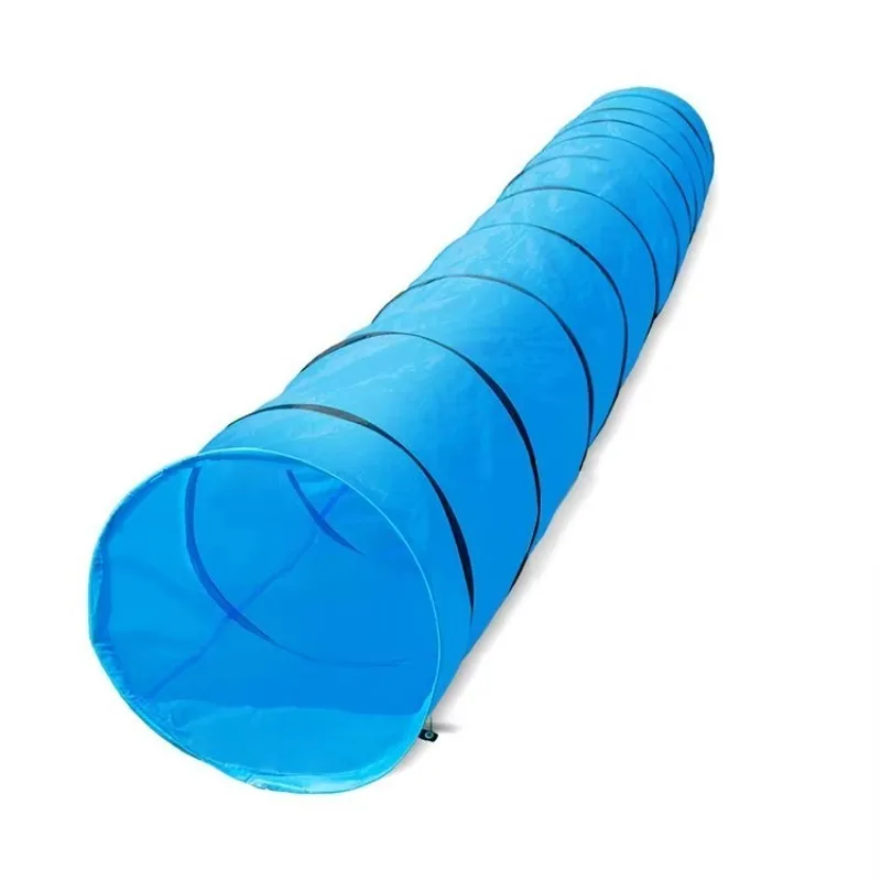 

New Design Durable Foldable Outdoor Dog Agility Training Tunnel Pet Toys with Channel
