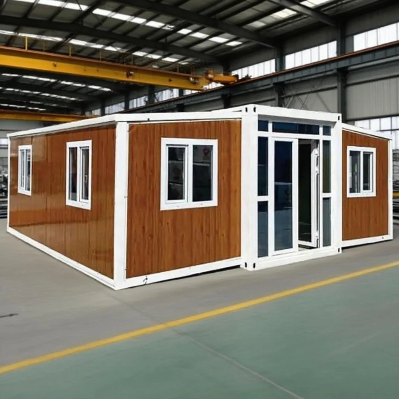 Customized Folding Box House Room Prefabricated House 2 3 Bedrooms Expandable Container House Summerhouses Playhouses Mobile Tin